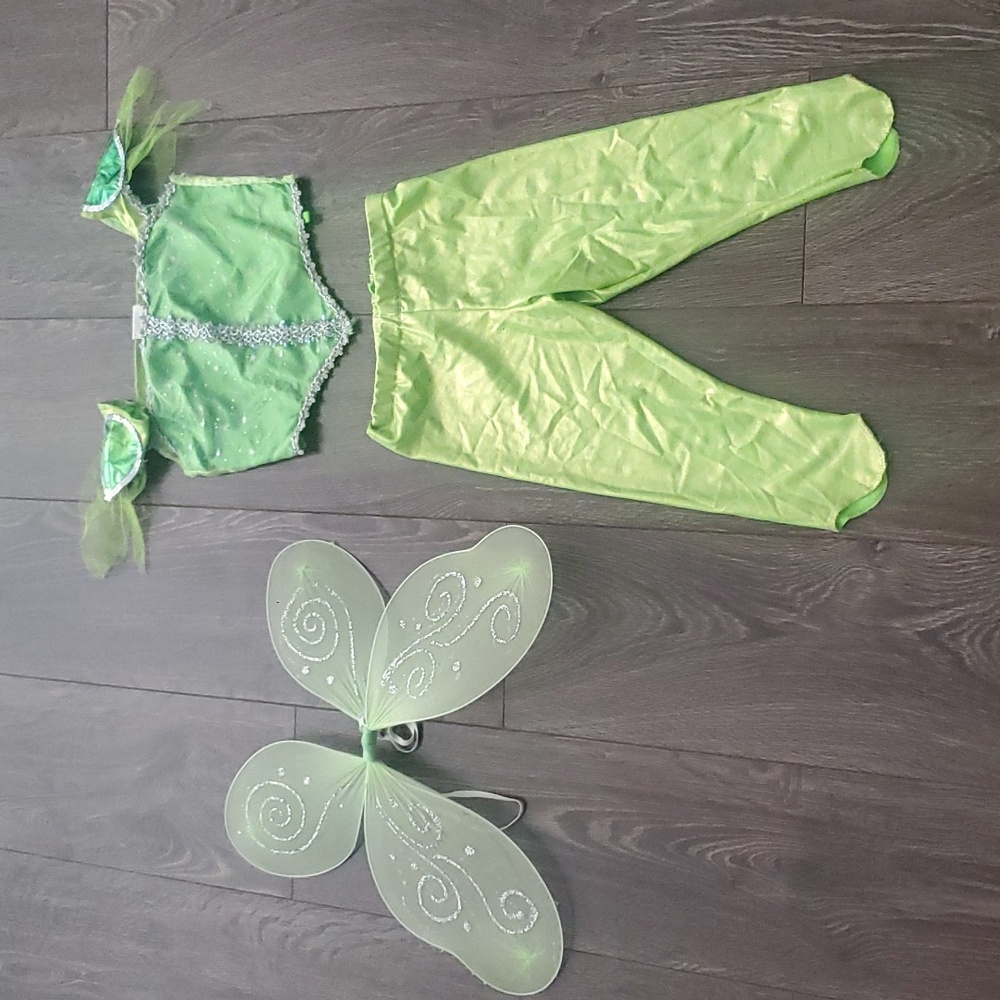 🧚‍♂️ Girls Tinkerbell Halloween Costume 🎃